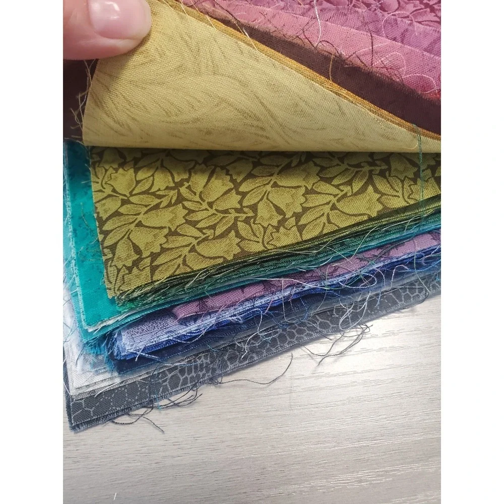 107 Pcs 10 x 10 Inches Cotton Fabric Squares Patchwork Precut Quilting Fabric